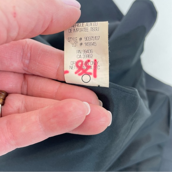 Theory Stretch Wool Equestrian Style Jacket Size 0 Black - Picture 16 of 16